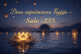 День народження Будди — Sale -25%: час змінити своє життя - Tibetan Formula