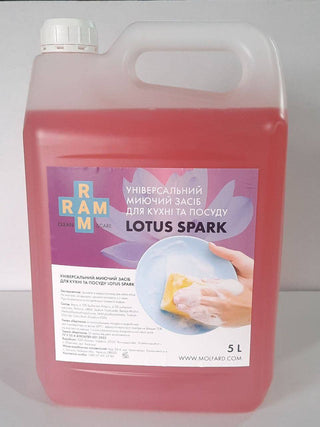 Универсальное моющее средство для кухни и посуды Lotus spark