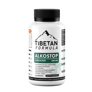 Алкостоп / Alkostop 60/360 таблеток - Tibetan Formula