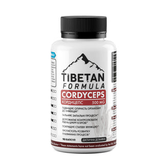 Кордицепс / Cordyceps 90 капсул - Tibetan Formula