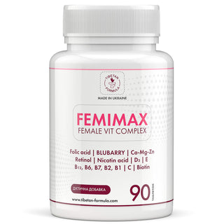 Мультивітаміни для жінок Фемімакс / Multivitamins Femimax FEMALE VIT COMP, 90 таб - Tibetan Formula