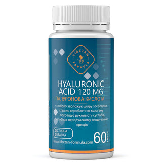 Гіалуронова кислота / HYALURONIC ACID 120 мг, 60 капс - Tibetan Formula