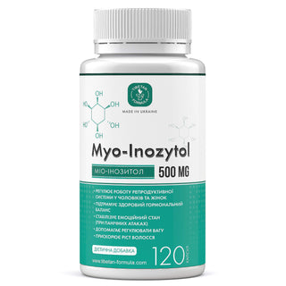 Міо-Інозитол / Myo-Inozytol 120 капсул 500 мг - Tibetan Formula