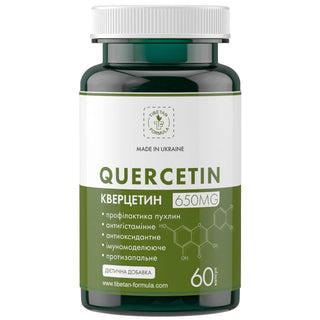 Кверцетин 650 мг / онкопротектор  / Quercetin 650 mg 60 капсул - Tibetan Formula