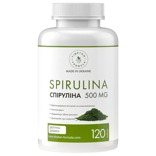 Спіруліна  / Spirulina 500 мг, 120 капс - Tibetan Formula