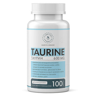 Таурін 600 мг / Taurine 600mg  100 таблеток - Tibetan Formula