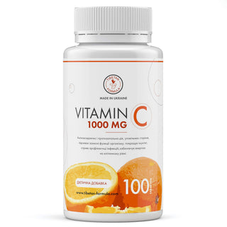 Вітамін С / Vitamin С 1000 мг, 100 табл - Tibetan Formula