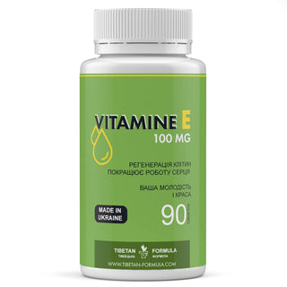 Вітамін Е /  Vitamin Е 100 мг, 90 капс - Tibetan Formula